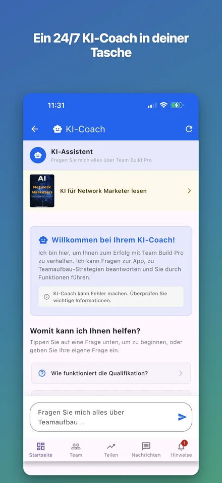 KI-Coach rund um die Uhr