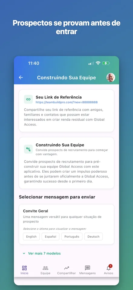 Construindo sua equipe